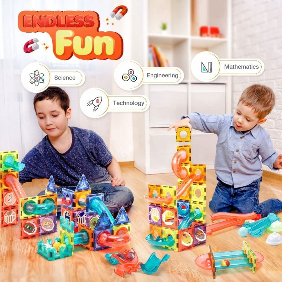 LIGHT MAGNETIC BLOCKS (110 PCS)