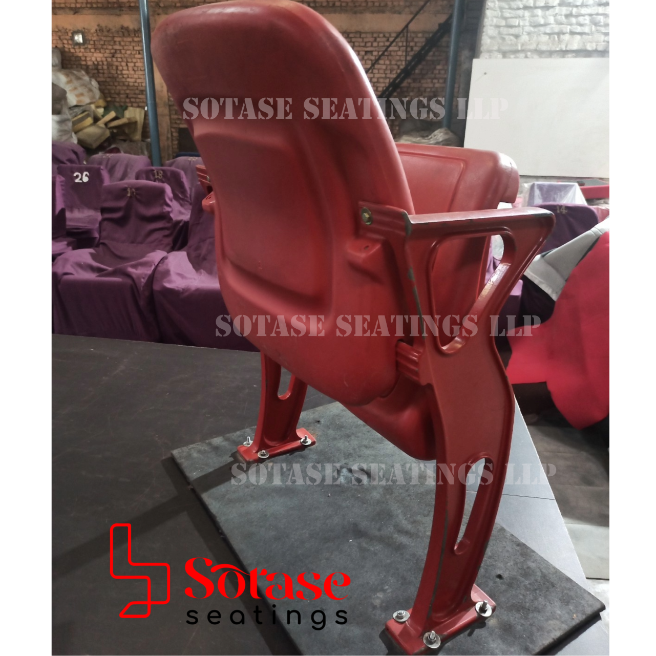 Sotase Stadium Plastic Tip-Up Chair