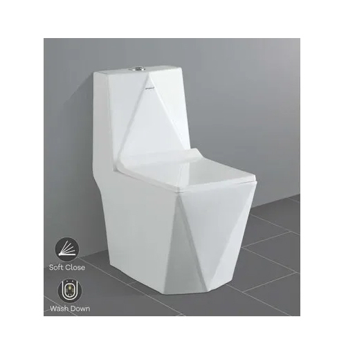 One Piece Diamond Toilet Seat