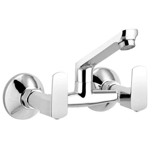 Kitchen Sink Mixer - Brass, Different Sizes Available, Glossy Silver Finish | Pull-Out Spout for Enhanced Flexibility and Convenience