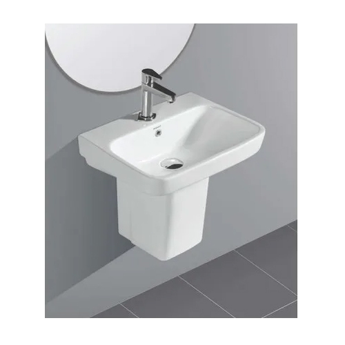 Campas Half Pedestal Wash Basin