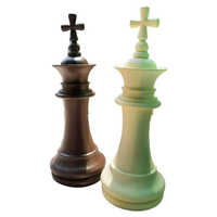 FRP Glass Big Chess