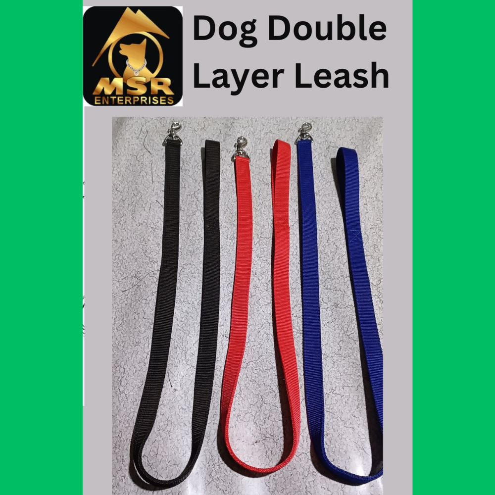 DOG LEASH DOUBLE LAYER ( PP/ NYLON)