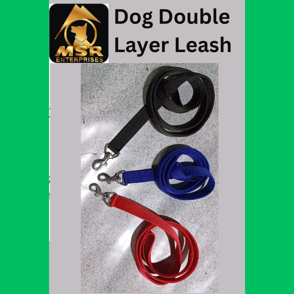 DOG LEASH DOUBLE LAYER ( PP/ NYLON)