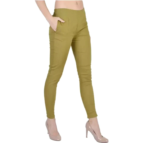 Ladies Khaki Rayon Legging