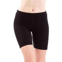 Ladies Brown Cotton Cycling Shorts - Cotton Fabric, All Sizes, Brown Color, Plain Pattern , Breathable Design for Comfortable Rides