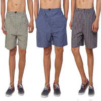 Mens Cotton Boxer - 100% Cotton, All Sizes , Multicolor | Breathable Fabric, Elastic Waistband, Comfortable Fit for Everyday Wear