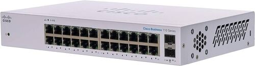 CBS110-24T-IN  Cisco CBS110 Unmanaged 24-port GE, 2x1G SFP Shared