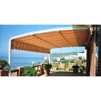 Striped PVC Terrace Awning