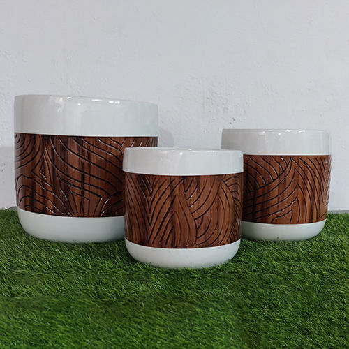 7A Premium Brown Ceramic Planter