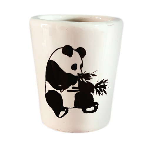 Panda Printed Ceramic Planter