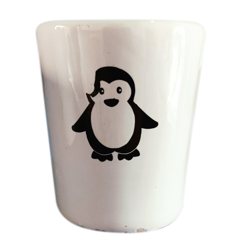 Penguin Printed Ceramic Planter