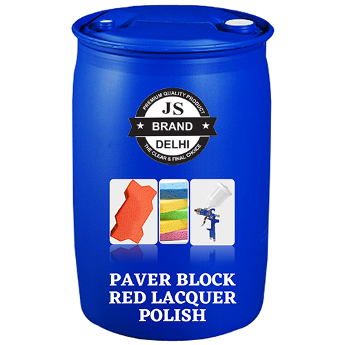 Paver Block Red Lacquer Polish