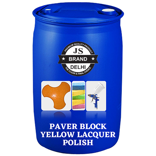 Paver Block Yellow Lacquer Polish