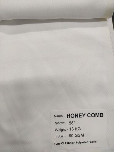 Honey Comb polyester fabric