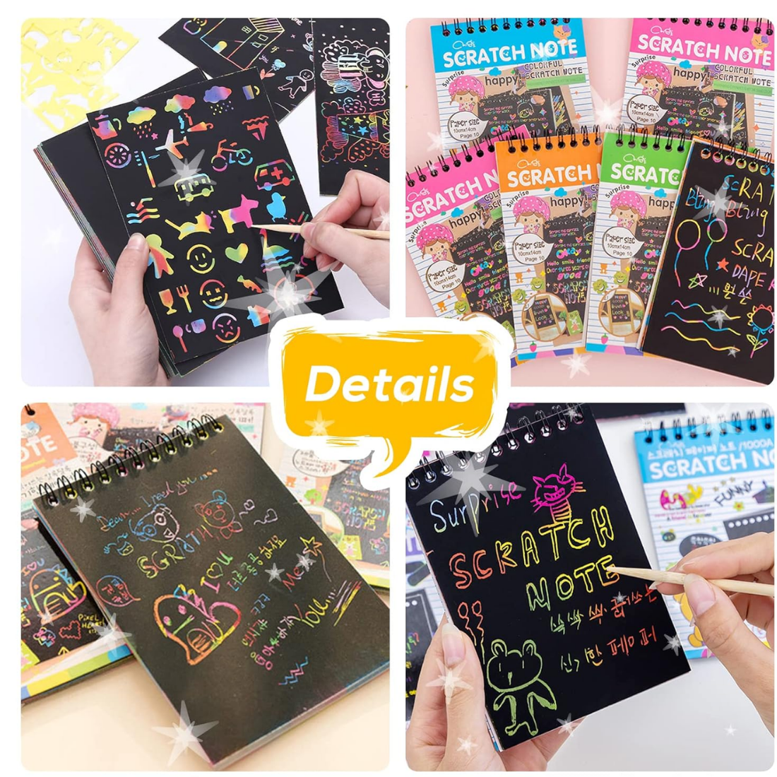 Scracth art cards