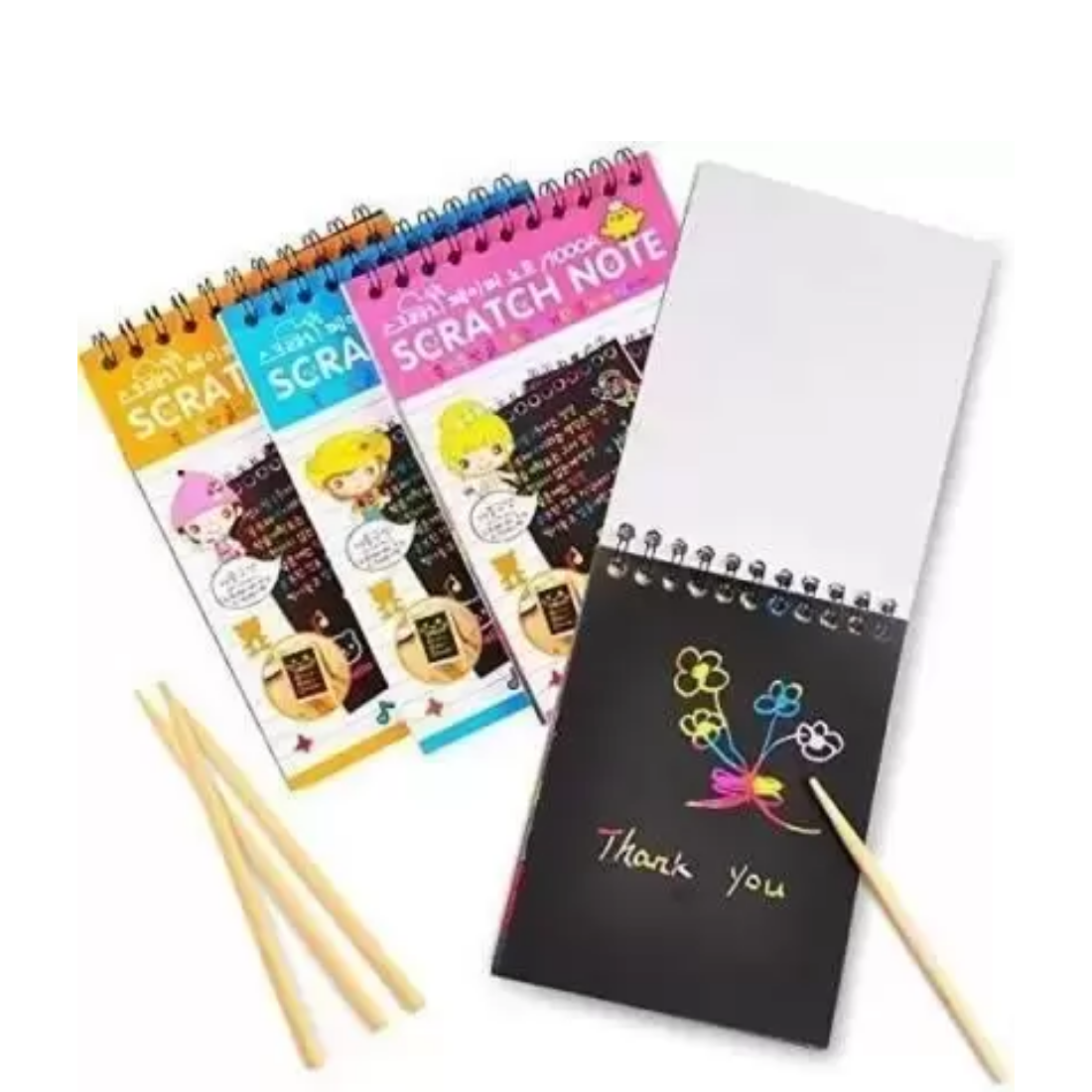 Scracth art cards