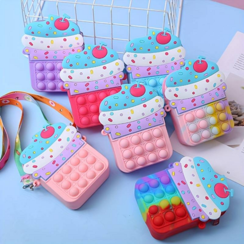 Ice cream shape sling bag