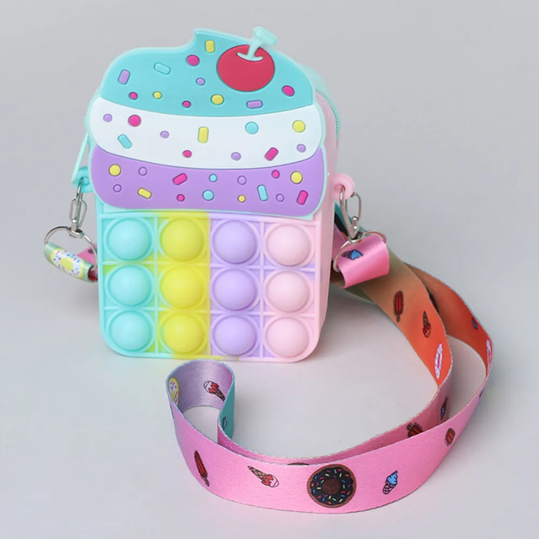 Ice cream shape sling bag