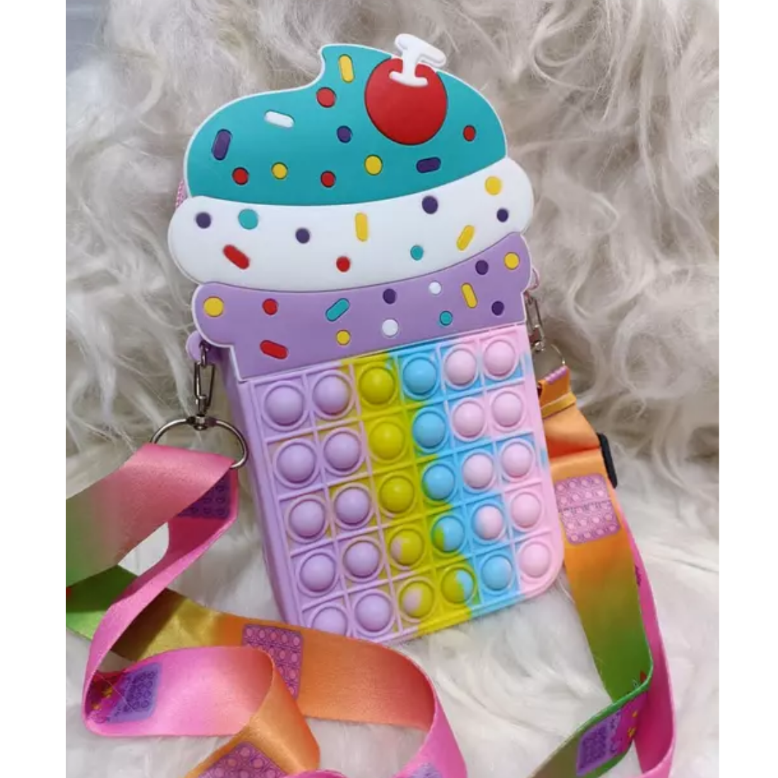 Ice cream shape sling bag