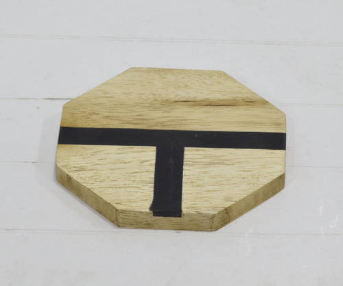 Acacia Wooden Octahedral Coaster