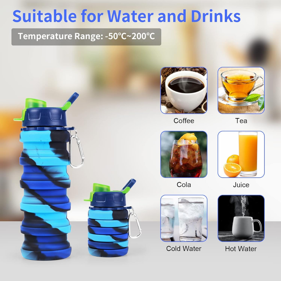 Silicon water bottle