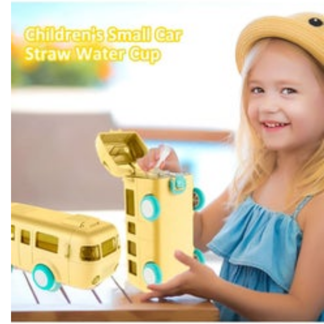 Bus shape sipper bottle