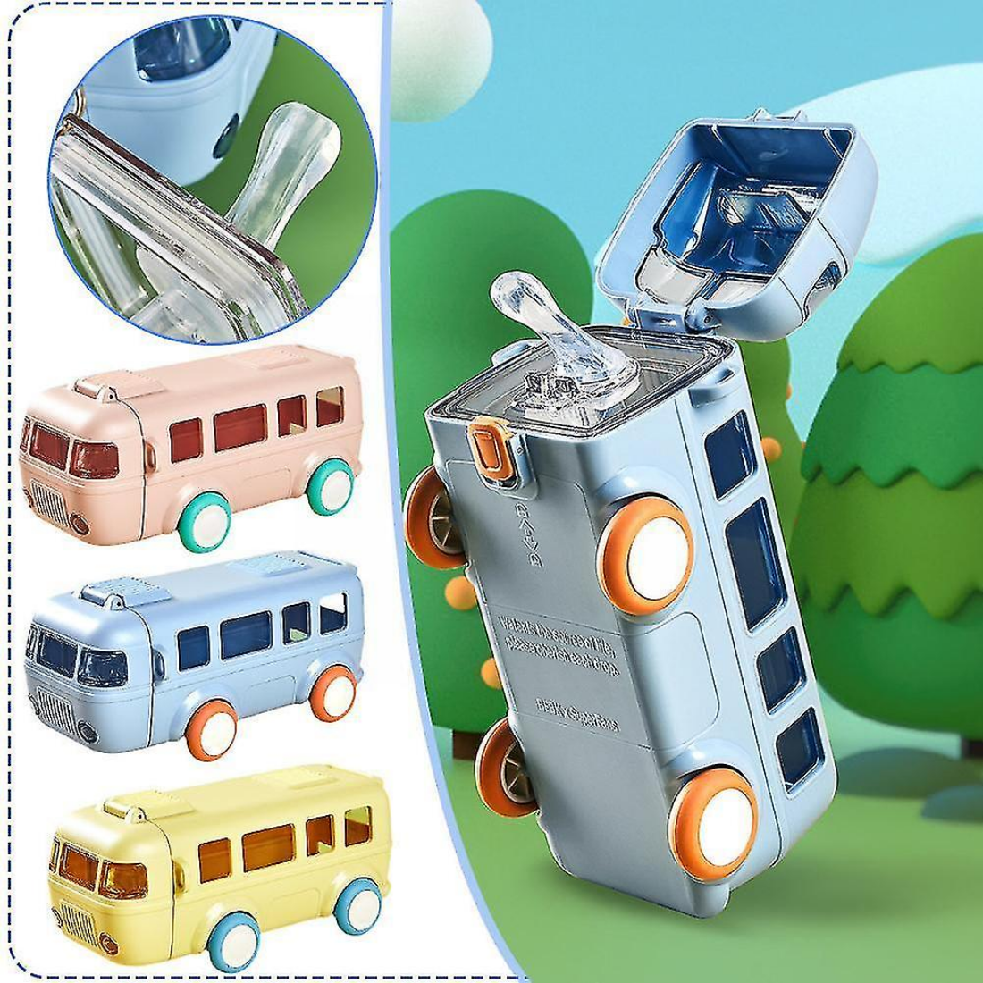 Bus shape sipper bottle