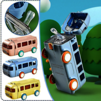 Bus shape sipper bottle
