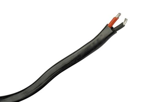 Black 2.5 Mm  Flat Twin Aluminium Service Cable (90 Mtr) (Gauge 57)