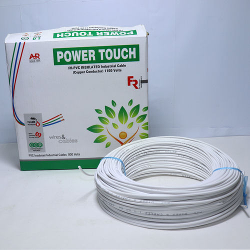 Fr, Ccr 1.5 Mm Power Touch House Wire (Six Color 8 No. Gauge) Insulation Material: Fr Pvc