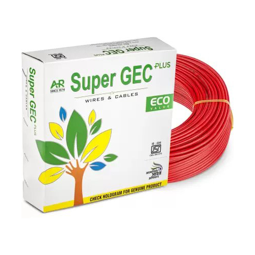 40-76 Gec Copper Flexible Polypack 90 Mtr - Color: Mix Color