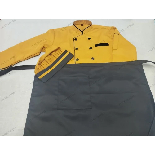Yellow catering uniform