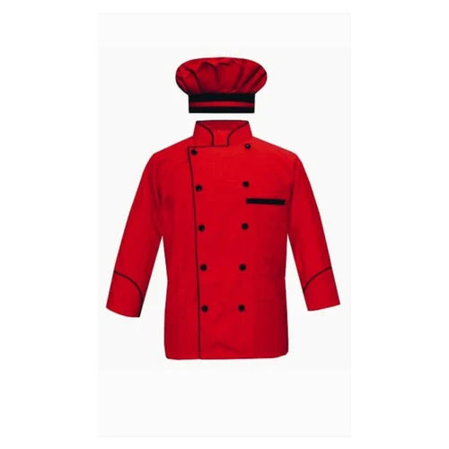 Long Red Chef Coat