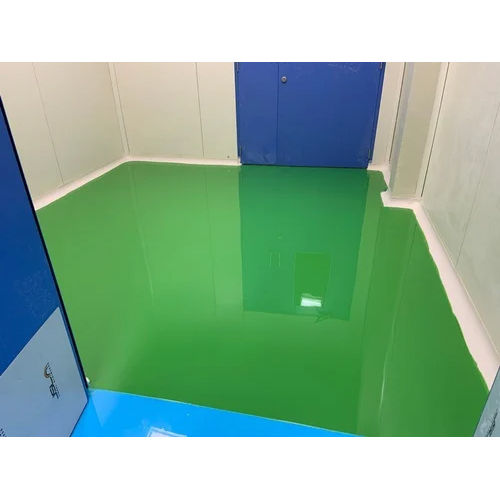 Green Industrial Epoxy Flooring