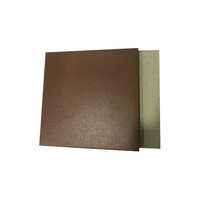 Acid And Alkali Resistant Tiles - 200x200 Mm, 10-20 Mm Thickness | Brown Plain Square Edge Floor Tiles