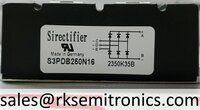 S3PDB250N16     Three Phase Rectifier Modules