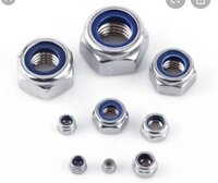 Nylock Nut - Stainless Steel, M8 To M18 Sizes Available, Silver Finish | Durable Nylon Insert, Resists Vibration And Corrosion