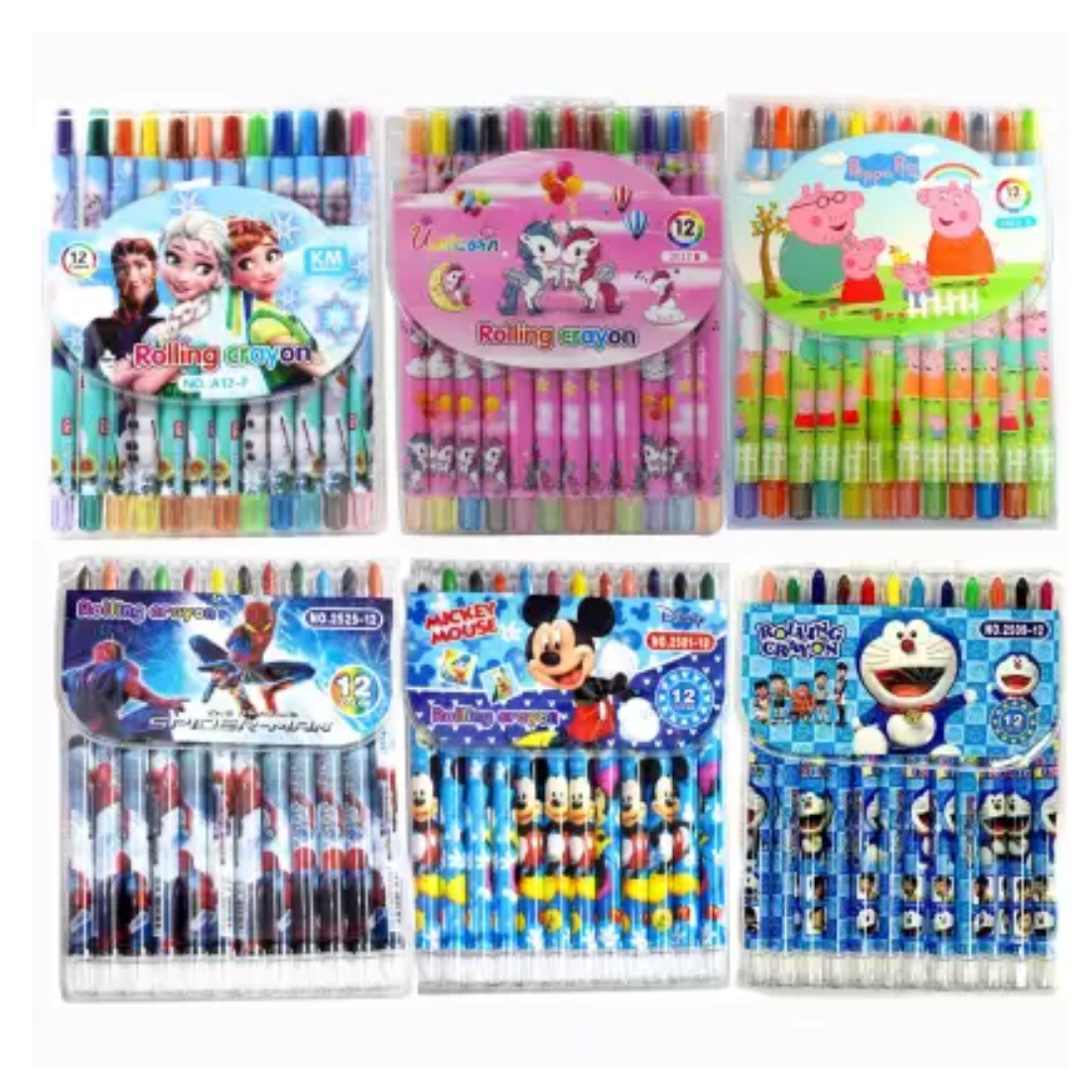 rolling crayons
