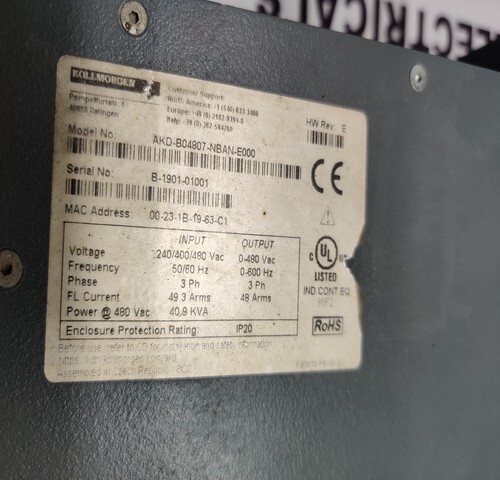 KOLLMORGEN AKD-B04807-NBAN-E000 SERVO DRIVE
