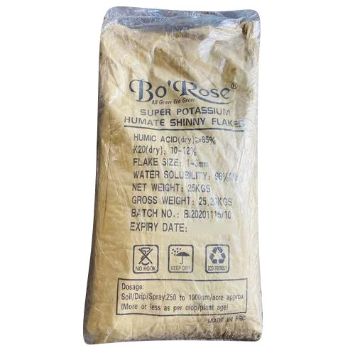 25kg Potassium Humate Shiny Flakes