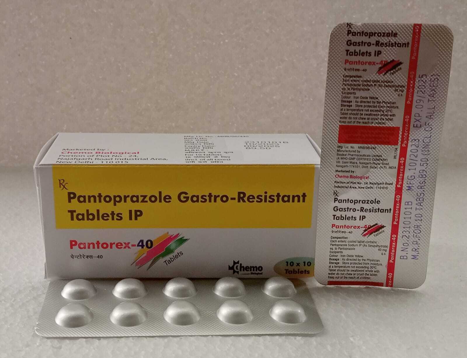 Pantoprazole sodium 40mg Tablets