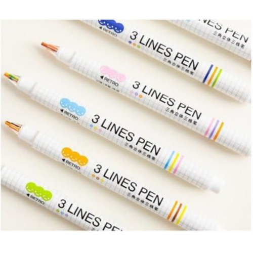 3 line pen