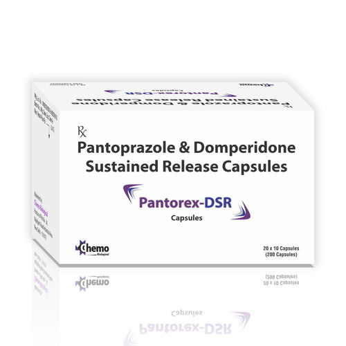 Pantoprazole sodium 40mg + domperidone 30mg SR Capsules