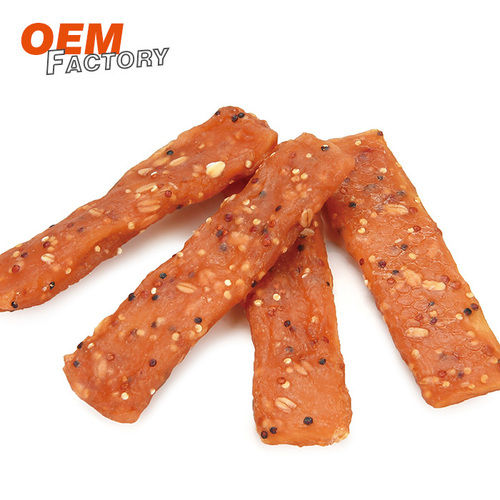 Orange Chicken With Quinoa Chips Oem High Protein Dog Treats Wholesale Dog Snacks