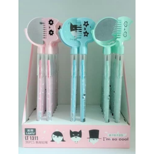 Mirror comb pencil