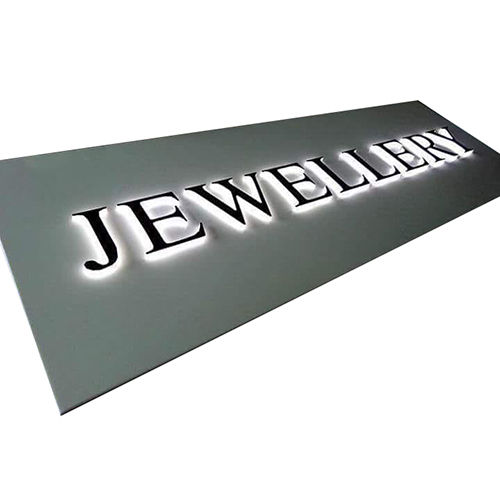 Acp Acrylic Jewellery Signboard Application: Commercial