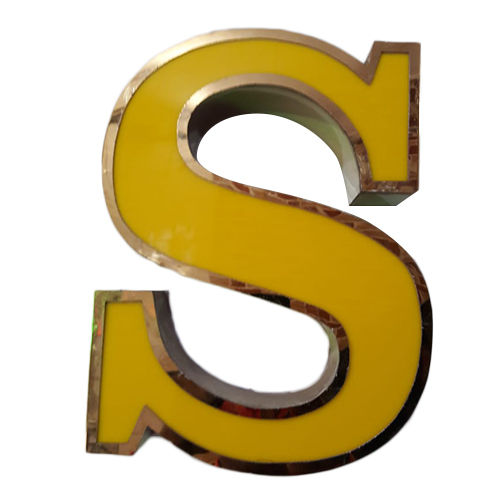 3D Steel Letter