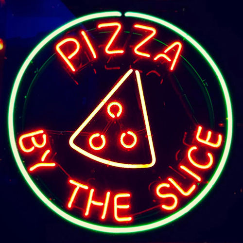 Neon Pizza Signboard Application: Commercial