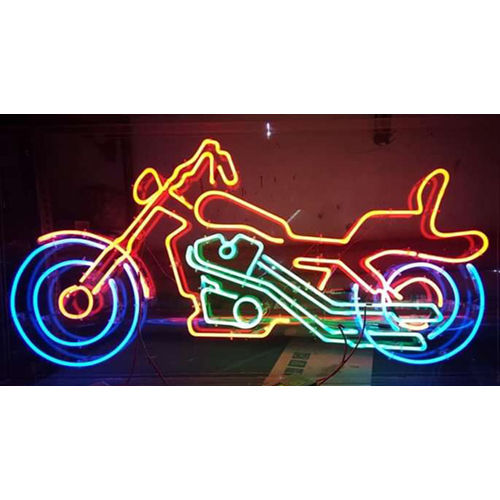 Bike Neon Signboard Application: Commercial